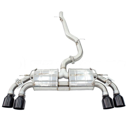 Invidia 22-Up VW GOLF-8R R400 Single Layer Black Tips Cat-back Exhaust