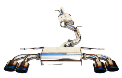Invidia 14-16 VW Golf-R Q300 Quad Oval Titanium tip Cat-back Exhaust
