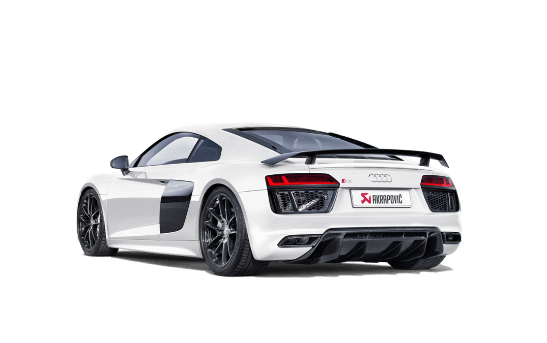 AKRAPOVIČ SLIP-ON LINE TITANIUM EXHAUST SYSTEM: 2016–2018 AUDI R8 COUPÉ/SPYDER