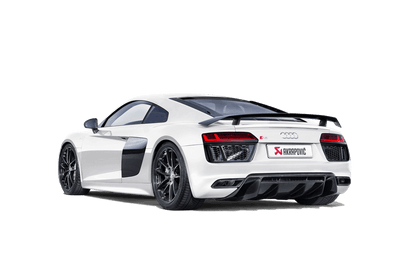 AKRAPOVIČ SLIP-ON LINE TITANIUM EXHAUST SYSTEM: 2016–2018 AUDI R8 COUPÉ/SPYDER
