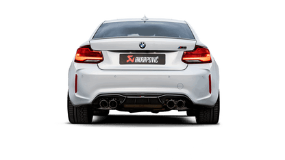 Akrapovic 2018+ BMW M2 Competition/M2 CS (F87N) Slip-On Line (Titanium) w/Carbon Fiber Tips