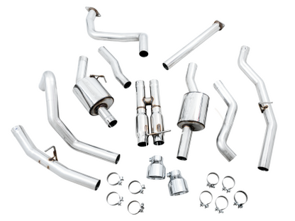 AWE 0FG Catback Exhaust for RAM TRX - Chrome Silver Tips