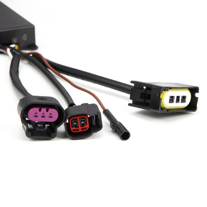 2020-2022 Ford Super Duty with Stock LED Headlights AlphaRex Headlights Converters