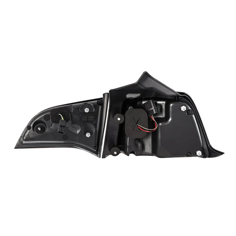 AlphaRex (PRO-Series) 2022-2023 Tesla Model-3/2020-2024 Tesla Model-Y (U.S. Model with Stock Amber Turn Signal) LED Tail Lights Jet Black