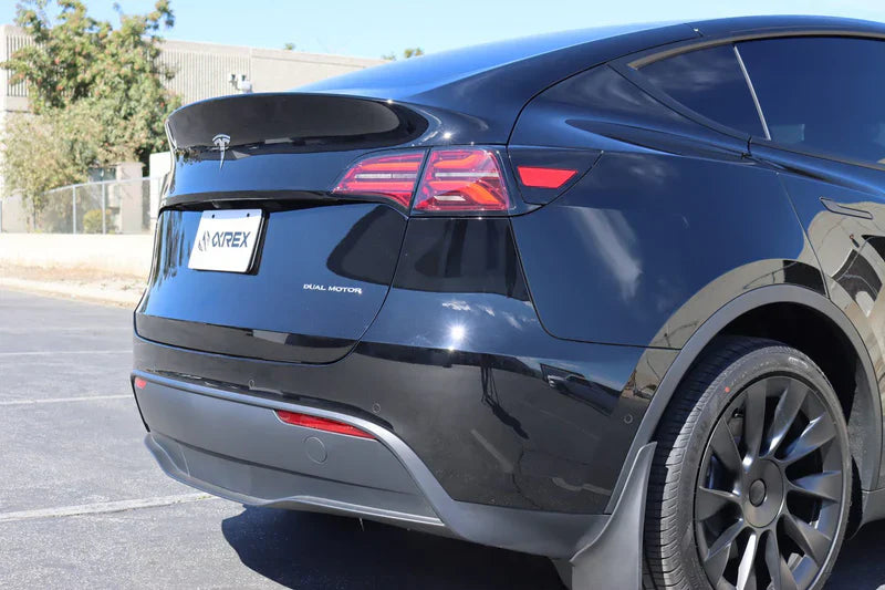 AlphaRex (PRO-Series) 2022-2023 Tesla Model-3/2020-2024 Tesla Model-Y (U.S. Model with Stock Amber Turn Signal)  LED Tail Lights Red