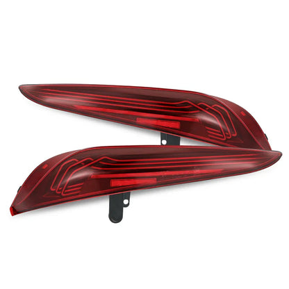 AlphaRex (LUXX-Series) 2020-2025 Toyota Supra CSL Laser LED Tail Lights - Vivid Red