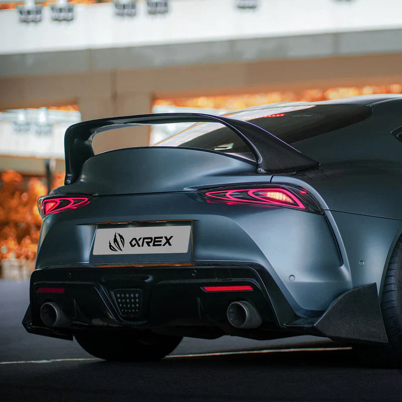 AlphaRex (LUXX-Series) 2020-2025 Toyota Supra FT-1 LED Tail Lights - Black