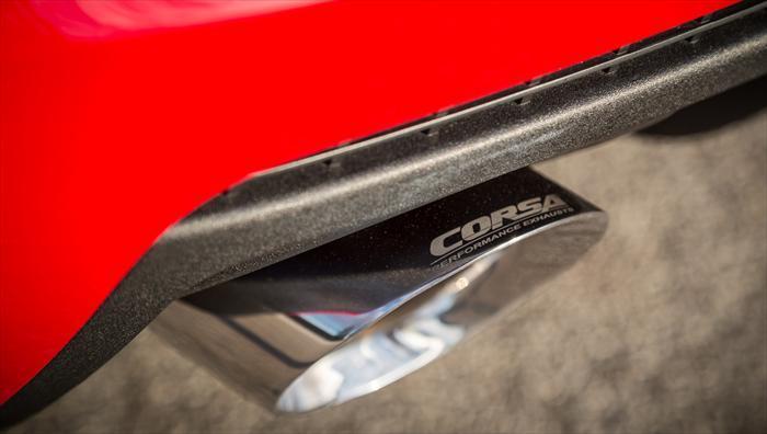 Corsa 10-15 Chevrolet Camaro SS 6.2L V8 Manual Black Xtreme 3in Cat-Back