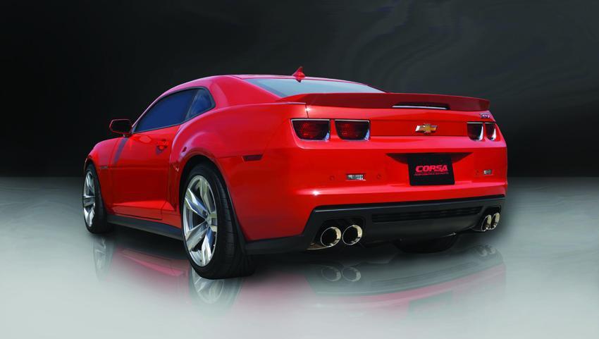 Corsa 12-13 Chevrolet Camaro Coupe ZL1 6.2L V8 Polished Sport Cat-Back + XO Exhaust