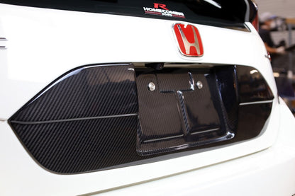APR Performance License Plate Backing (Carbon) For 2017-2021 Honda Civic Type R (FK8)
