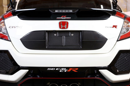 APR Performance License Plate Backing (Carbon) For 2017-2021 Honda Civic Type R (FK8)