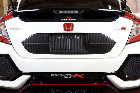 APR Performance License Plate Backing (Carbon) For 2017-2021 Honda Civic Type R (FK8)
