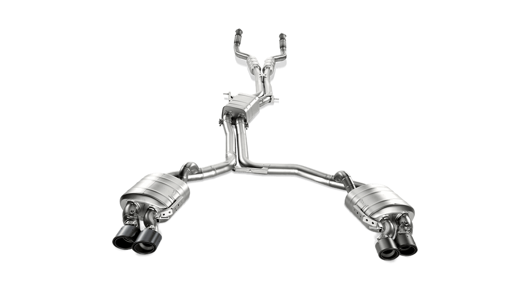 Akrapovic Audi C7 S6 Avant/Limousine Evolution Exhaust System w/ Carbon Tips (Titanium)