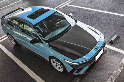 OE Style (Carbon Fiber) Hood For 2021-2025 Hyundai Elantra / Elantra N