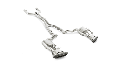 Akrapovic W205 / S205 AMG C63 Evolution Exhaust System w/ Carbon Tips (Titanium)