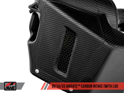 AWE AirGate™ Carbon Fiber Intake For Audi B9 S4 / S5 / RS5 3.0T - With Lid