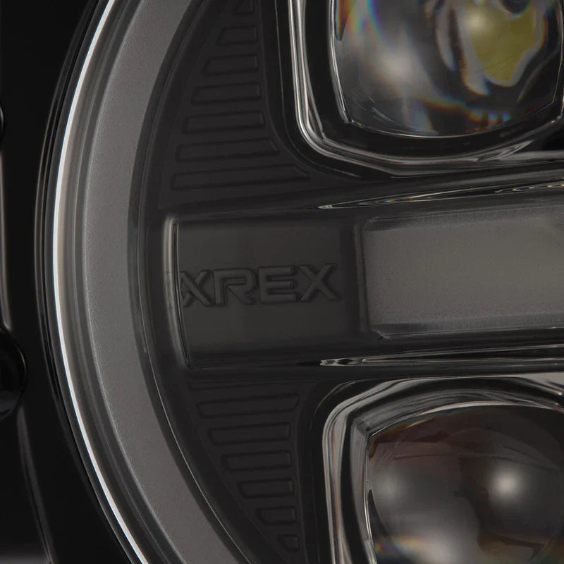 AlphaRex (NOVA-Series) 2021-2025 Ford Bronco/2022-2025 Bronco Raptor Projector Headlights - Black