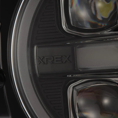 AlphaRex (NOVA-Series) 2021-2025 Ford Bronco/2022-2025 Bronco Raptor Projector Headlights - Black