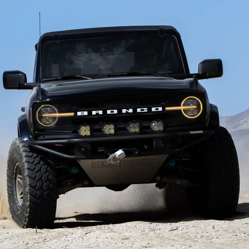 AlphaRex (NOVA-Series) 2021-2025 Ford Bronco/2022-2025 Bronco Raptor Projector Headlights - Alpha-Black