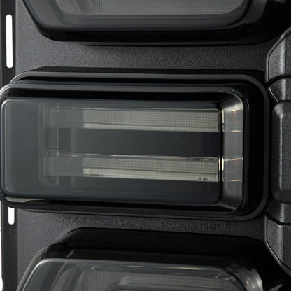 AlphaRex (NOVA-Series) 2021-2025 Ford Bronco (Excluding Bronco Raptor) Prismatic LED Tail Lights - Alpha-Black