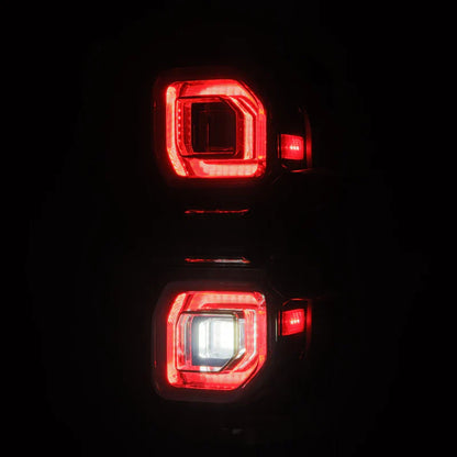 AlphaRex (NOVA-Series) 2021-2025 Ford Bronco (Excluding Bronco Raptor) Prismatic LED Tail Lights - Alpha-Black