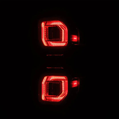 AlphaRex (NOVA-Series) 2021-2025 Ford Bronco (Excluding Bronco Raptor) Prismatic LED Tail Lights - Alpha-Black