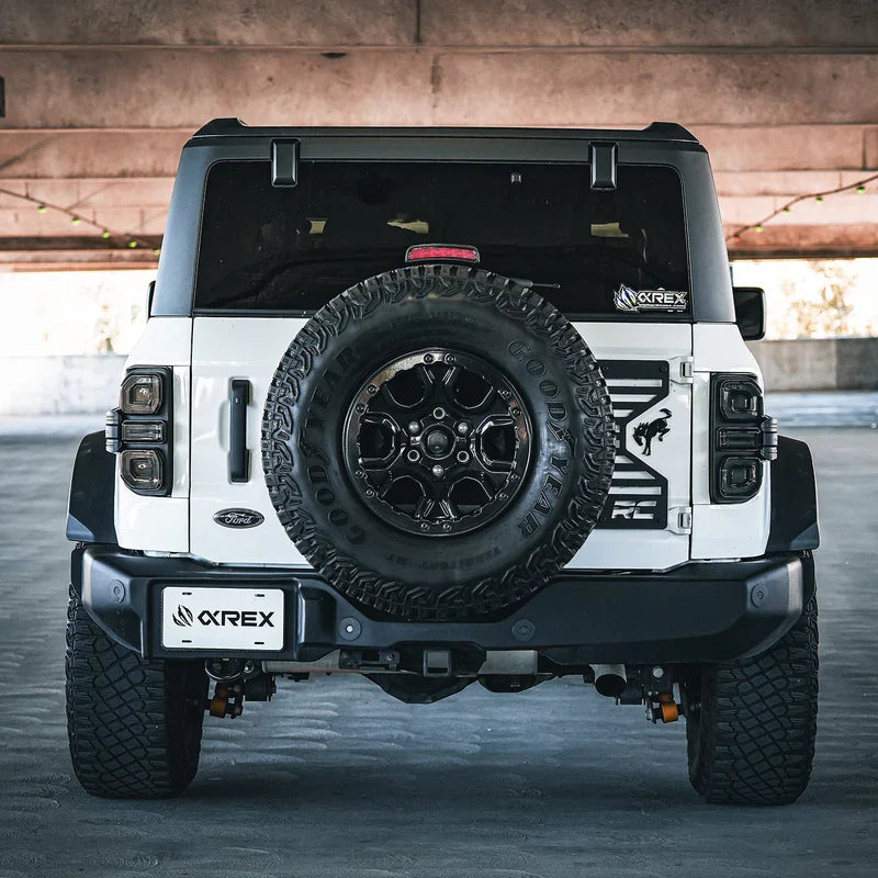 AlphaRex (NOVA-Series) 2021-2025 Ford Bronco (Excluding Bronco Raptor) Prismatic LED Tail Lights - Alpha-Black