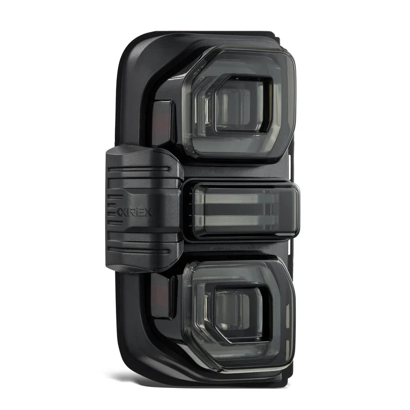 AlphaRex (NOVA-Series) 2021-2025 Ford Bronco (Excluding Bronco Raptor) Prismatic LED Tail Lights - Alpha-Black