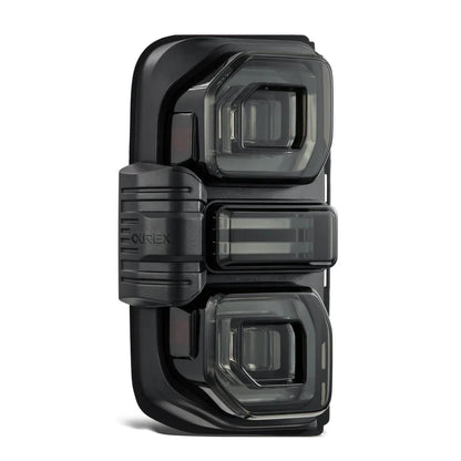 AlphaRex (NOVA-Series) 2021-2025 Ford Bronco (Excluding Bronco Raptor) Prismatic LED Tail Lights - Alpha-Black