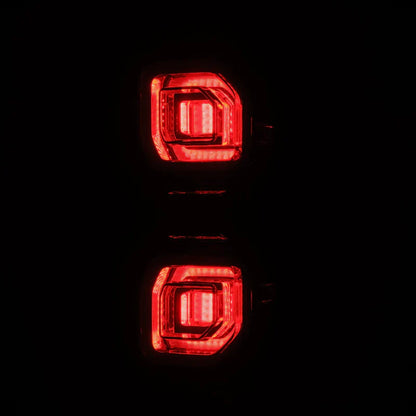 AlphaRex (NOVA-Series) 2021-2025 Ford Bronco (Excluding Bronco Raptor) Prismatic LED Tail Lights - Alpha-Black