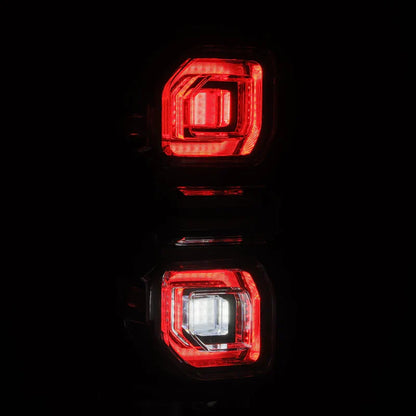 AlphaRex (NOVA-Series) 2021-2025 Ford Bronco (Excluding Bronco Raptor) Prismatic LED Tail Lights - Black