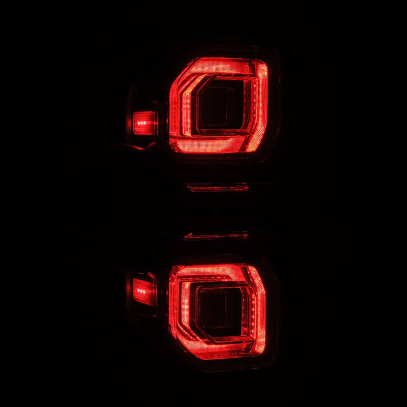 AlphaRex (NOVA-Series) 2021-2025 Ford Bronco (Excluding Bronco Raptor) Prismatic LED Tail Lights - Black