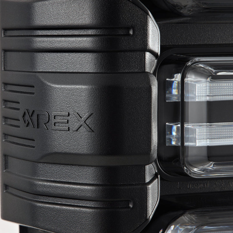 AlphaRex (NOVA-Series) 2021-2025 Ford Bronco (Excluding Bronco Raptor) Prismatic LED Tail Lights - Black