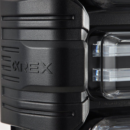 AlphaRex (NOVA-Series) 2021-2025 Ford Bronco (Excluding Bronco Raptor) Prismatic LED Tail Lights - Black