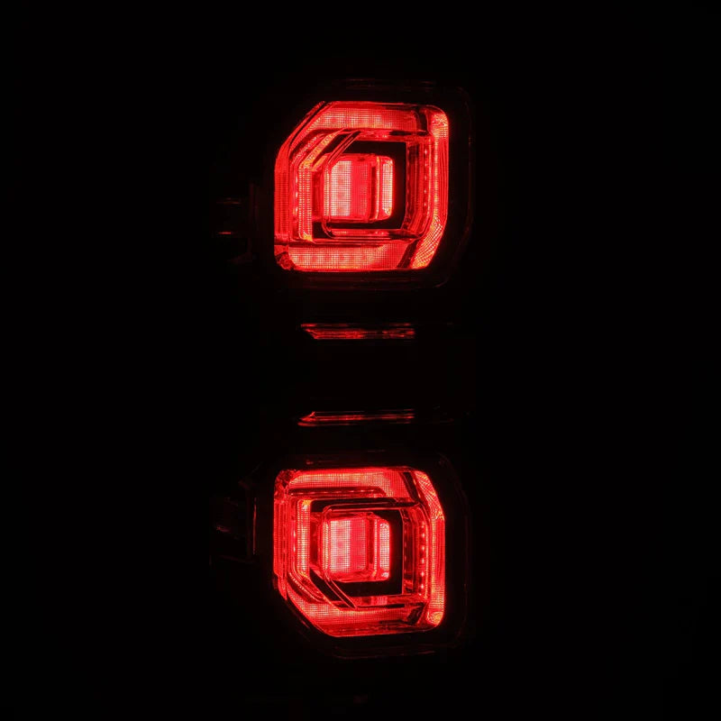 AlphaRex (NOVA-Series) 2021-2025 Ford Bronco (Excluding Bronco Raptor) Prismatic LED Tail Lights - Black