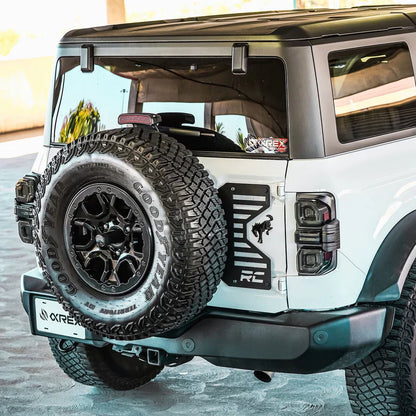 AlphaRex (NOVA-Series) 2021-2025 Ford Bronco (Excluding Bronco Raptor) Prismatic LED Tail Lights - Black