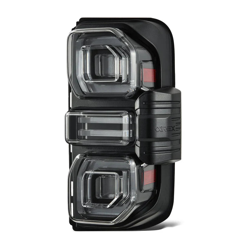 AlphaRex (NOVA-Series) 2021-2025 Ford Bronco (Excluding Bronco Raptor) Prismatic LED Tail Lights - Black