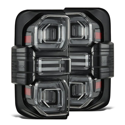AlphaRex (NOVA-Series) 2021-2025 Ford Bronco (Excluding Bronco Raptor) Prismatic LED Tail Lights - Black