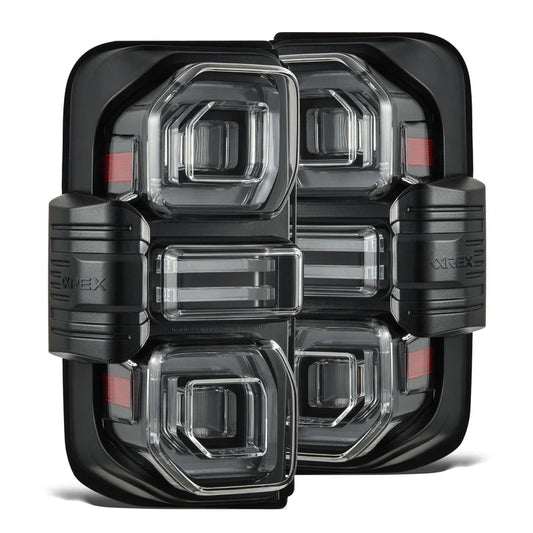 AlphaRex (NOVA-Series) 2021-2025 Ford Bronco (Excluding Bronco Raptor) Prismatic LED Tail Lights - Black