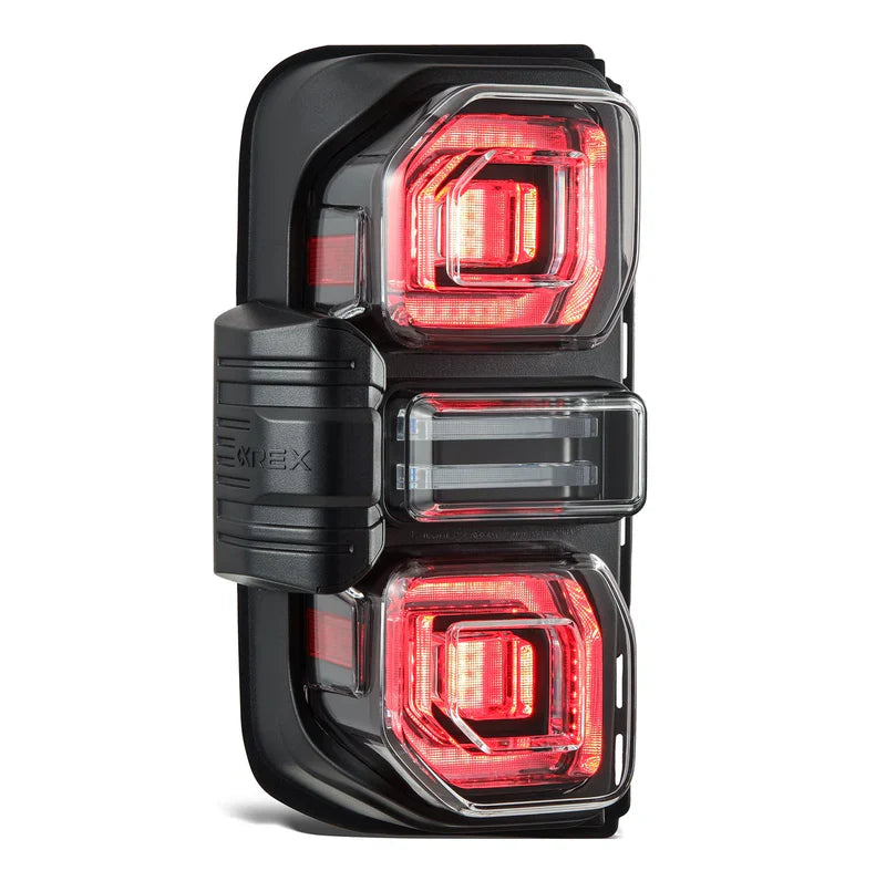 AlphaRex (NOVA-Series) 2021-2025 Ford Bronco (Excluding Bronco Raptor) Prismatic LED Tail Lights - Black