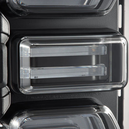 AlphaRex (NOVA-Series) 2021-2025 Ford Bronco (Excluding Bronco Raptor) Prismatic LED Tail Lights - Black