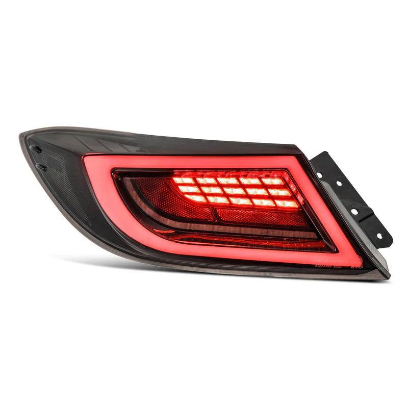 AlphaRex (LUXX-Series) 2022-2026 Toyota GR86/2022-2026 Subaru BRZ LED Tail Lights - Black Smoke