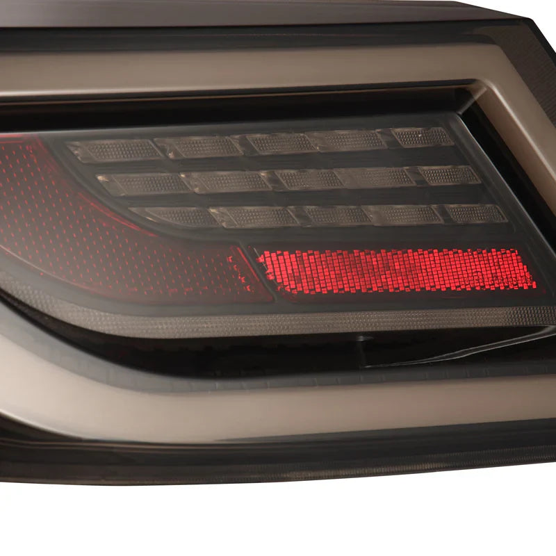 AlphaRex (LUXX-Series) 2022-2026 Toyota GR86/2022-2026 Subaru BRZ LED Tail Lights - Black Smoke