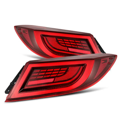 AlphaRex (LUXX-Series) 2022-2026 Toyota GR86/2022-2026 Subaru BRZ LED Tail Lights - Vivid Red
