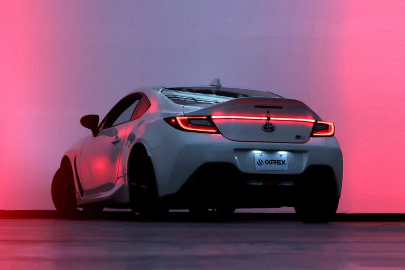 AlphaRex (LUXX-Series) 2022-2026 Toyota GR86/2022-2026 Subaru BRZ LED Trunk Tail Lights Center Piece - Smoke