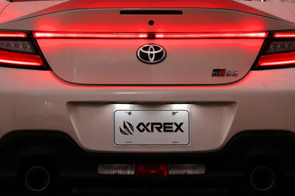 AlphaRex (LUXX-Series) 2022-2026 Toyota GR86/2022-2026 Subaru BRZ LED Trunk Tail Lights Center Piece - Vivid Red