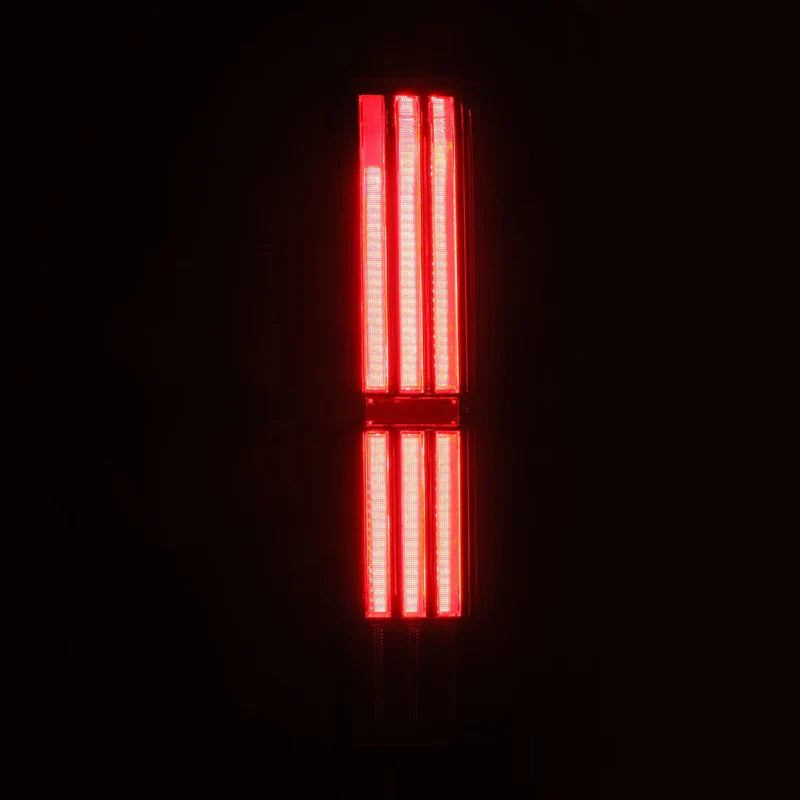 AlphaRex (NOVA-Series) 2022-2025 Toyota Tundra Prismatic LED Tail Lights - Black