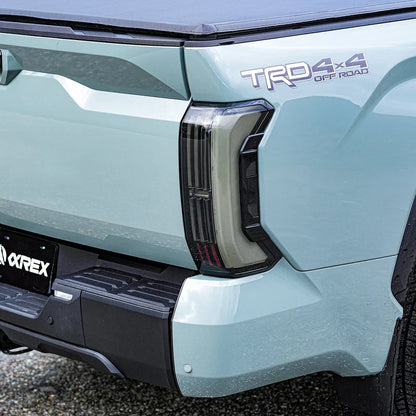 AlphaRex (NOVA-Series) 2022-2025 Toyota Tundra Prismatic LED Tail Lights - Black Red