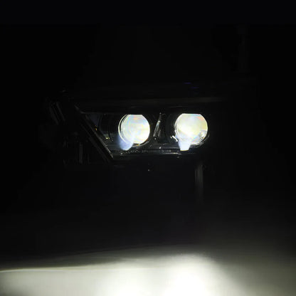 AlphaRex (LUXX-Series) 2022-2025 Toyota Tundra/Sequoia LED Projector Headlights - Alpha Black/Amber DRL (Converter Required)