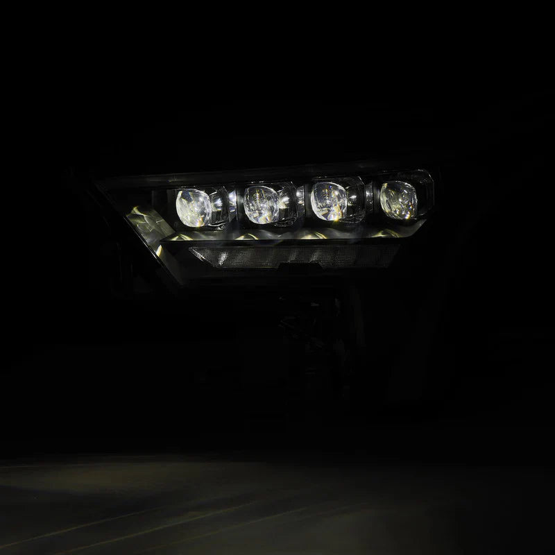 AlphaRex (NOVA-Series) 2022-2025 Toyota Tundra/Sequoia LED Projector Headlights - Black/White DRL (Converter Required)